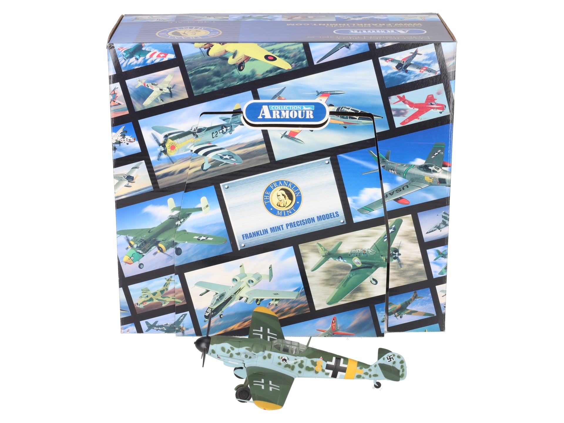Franklin Mint B11E212 1:48 Diecast Messerschmitt BF109G Luftwaffe Wimmersol LN/Box