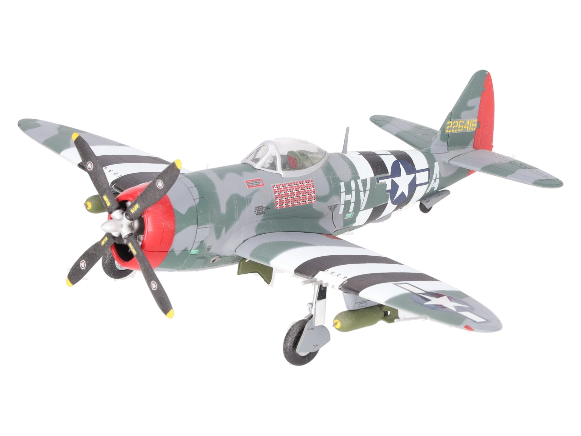 Franklin Mint B11B295 1:48 Scale Diecast P-47D Thunderbolt USAF ||-WW-ACES Plane LN/Box
