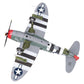 Franklin Mint B11B295 1:48 Scale Diecast P-47D Thunderbolt USAF ||-WW-ACES Plane LN/Box