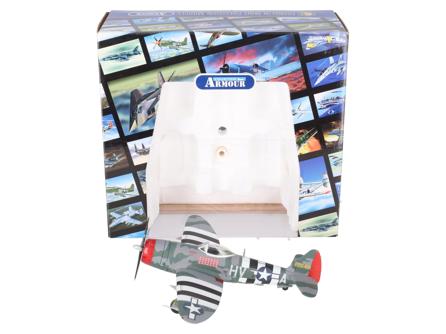 Franklin Mint B11B295 1:48 Scale Diecast P-47D Thunderbolt USAF ||-WW-ACES Plane LN/Box
