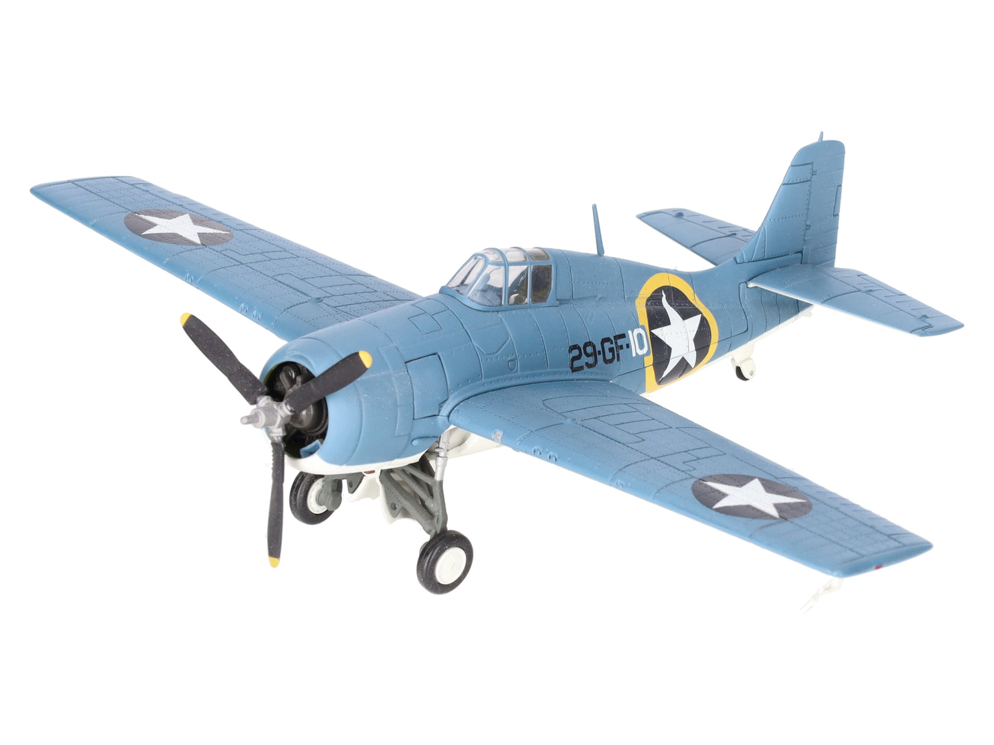 Franklin Mint B11E371 1:48 Scale Diecast F4F-4 Wildcat Operation Torch Plane LN/Box
