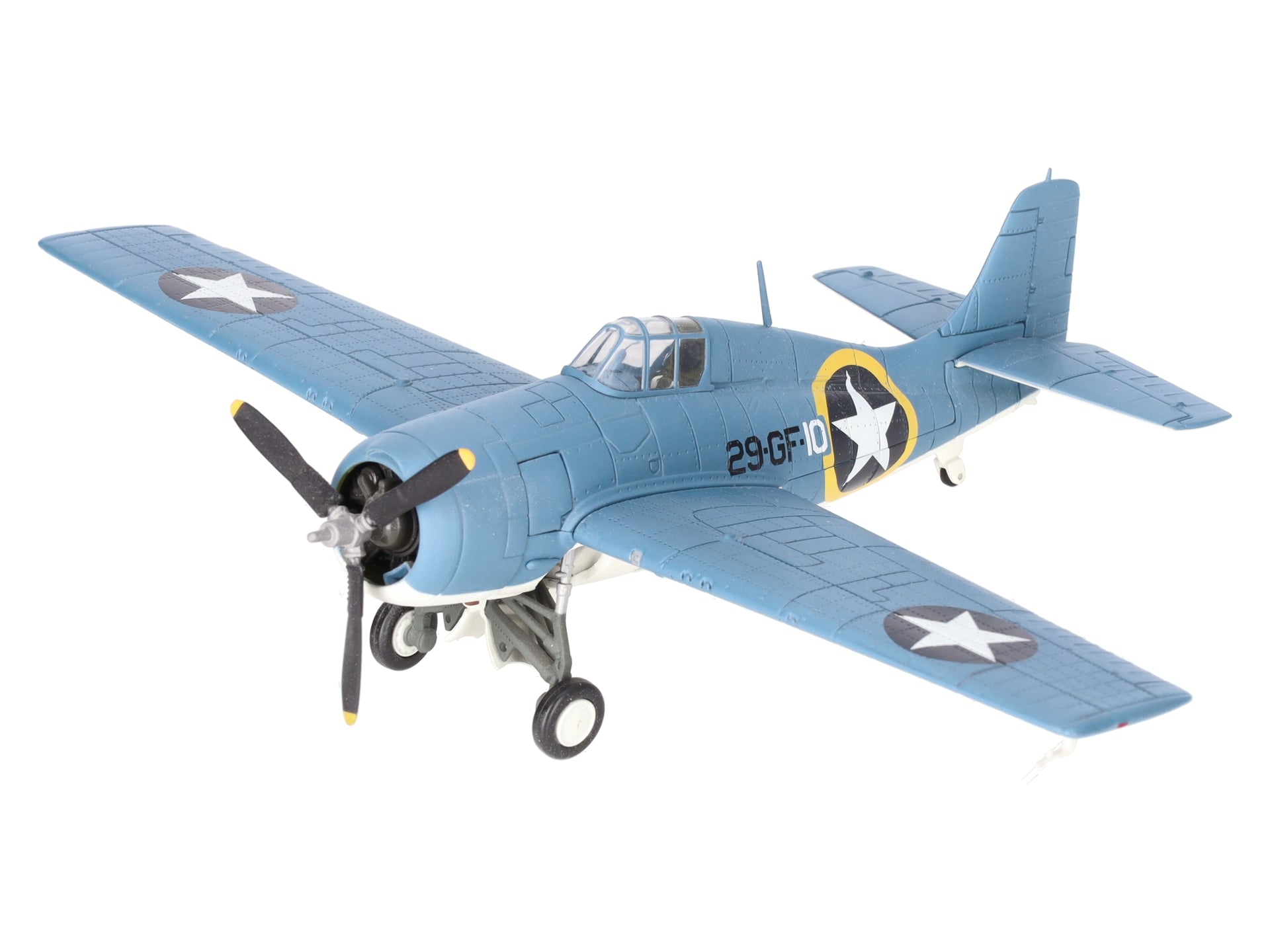 Franklin Mint B11E371 1:48 Scale Diecast F4F-4 Wildcat Operation Torch Plane LN/Box