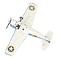 Franklin Mint B11E371 1:48 Scale Diecast F4F-4 Wildcat Operation Torch Plane LN/Box