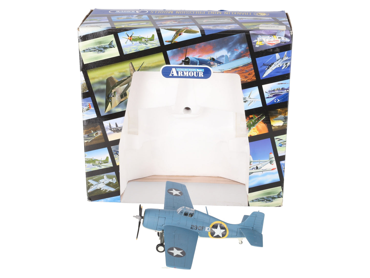 Franklin Mint B11E371 1:48 Scale Diecast F4F-4 Wildcat Operation Torch Plane LN/Box