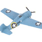 Franklin Mint B11E371 1:48 Scale Diecast F4F-4 Wildcat Operation Torch Plane LN/Box
