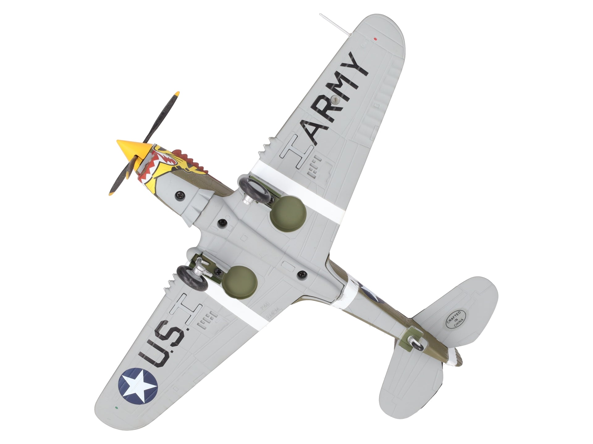Franklin Mint B11B544 1:48 Diecast WWII P-40 Warhawk Aleutian Tigers Plane EX/Box