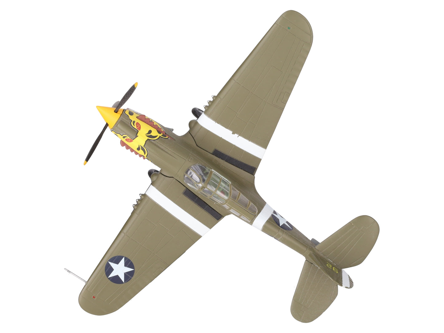 Franklin Mint B11B544 1:48 Diecast WWII P-40 Warhawk Aleutian Tigers Plane EX/Box