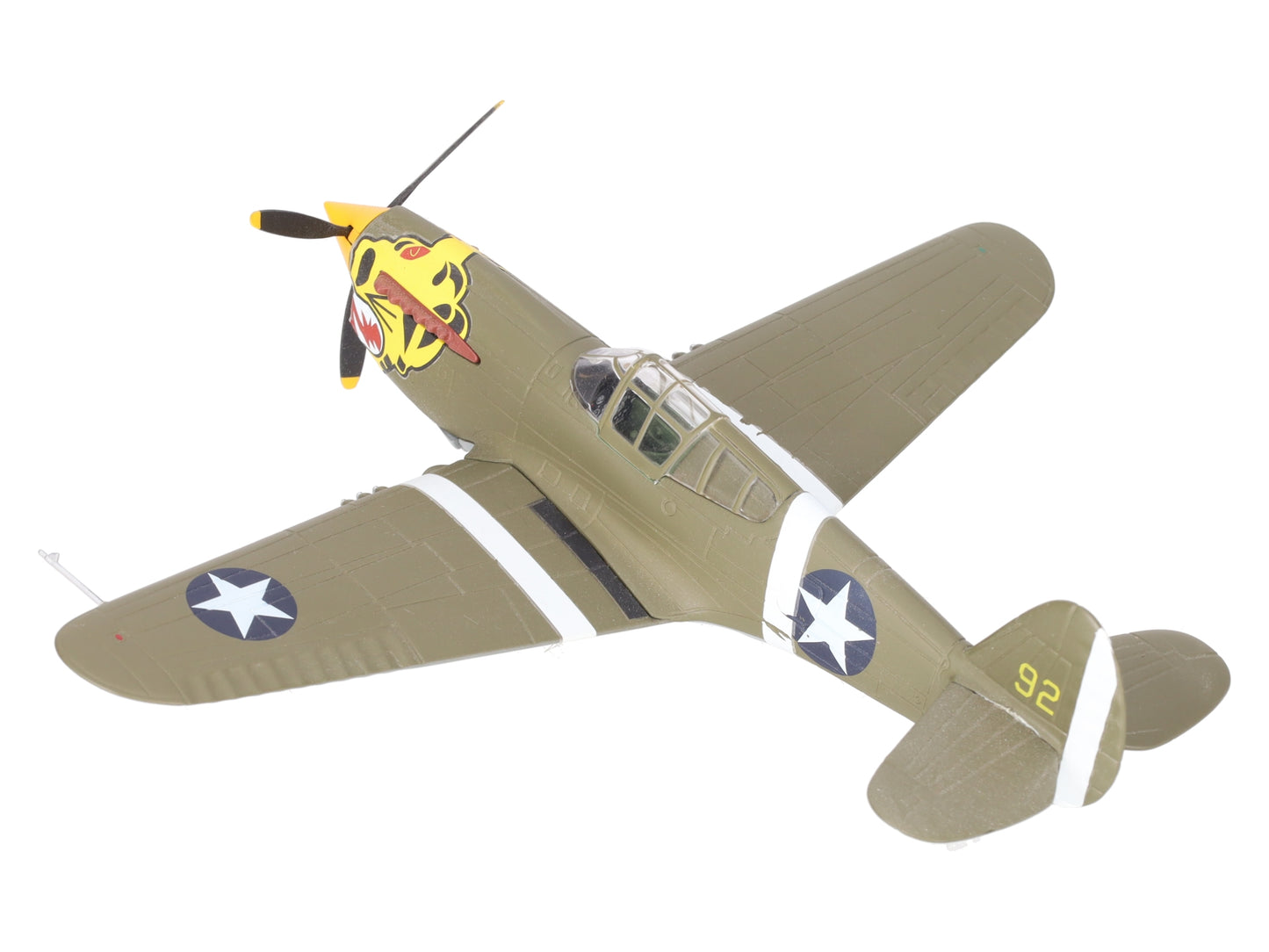 Franklin Mint B11B544 1:48 Diecast WWII P-40 Warhawk Aleutian Tigers Plane EX/Box