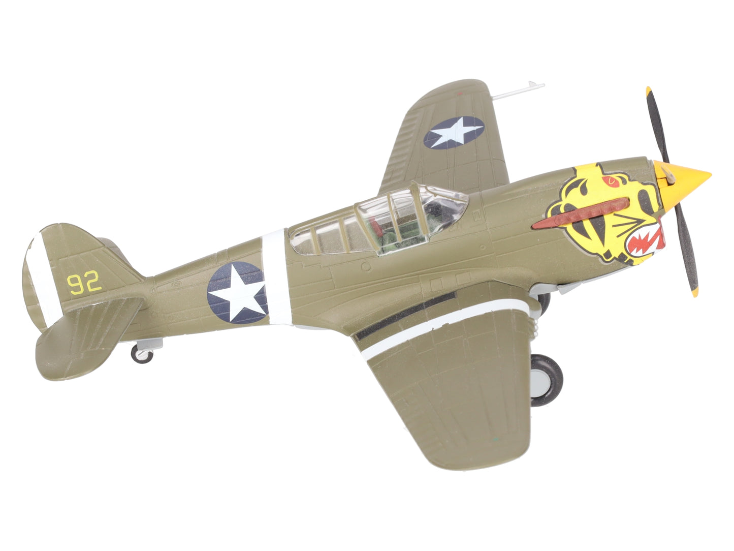 Franklin Mint B11B544 1:48 Diecast WWII P-40 Warhawk Aleutian Tigers Plane EX/Box