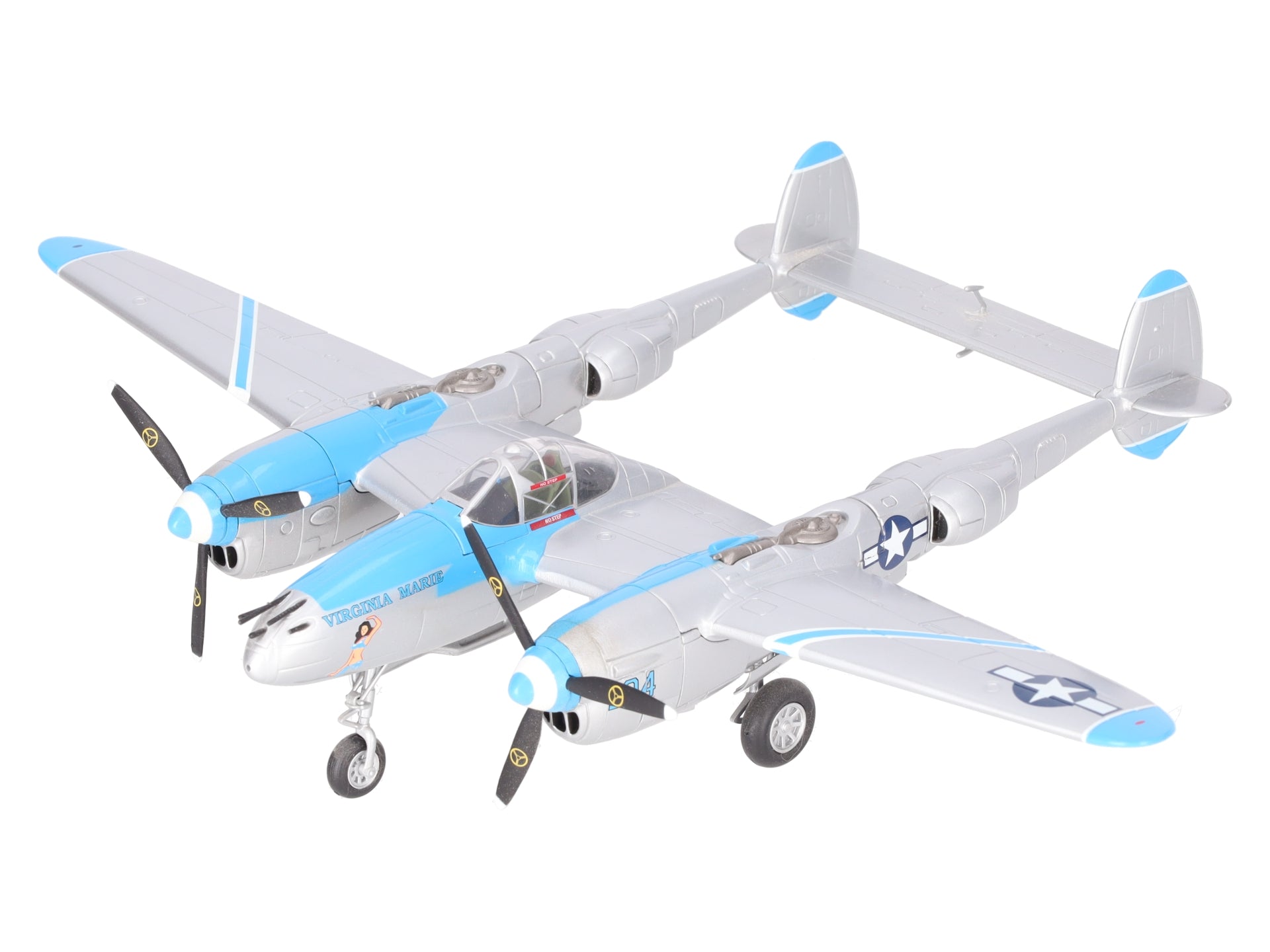 Franklin Mint B11B546 1:48 Diecast  WW2 P-38 Lightning U.S.A.A.F Robert Anderson EX/Box