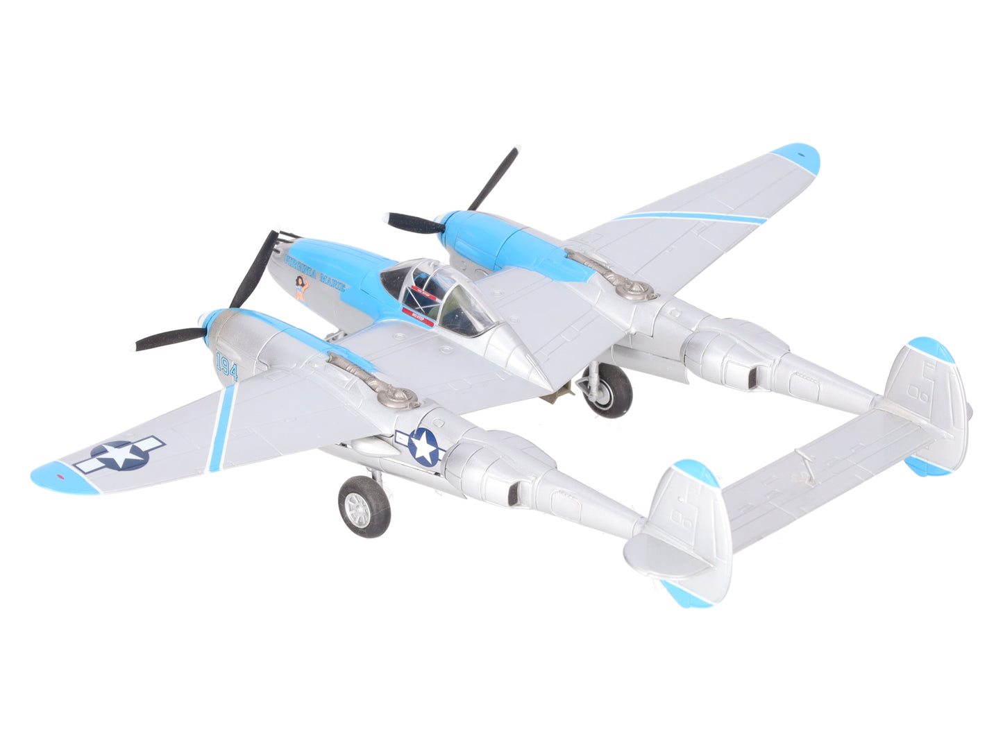 Franklin Mint B11B546 1:48 Diecast  WW2 P-38 Lightning U.S.A.A.F Robert Anderson EX/Box