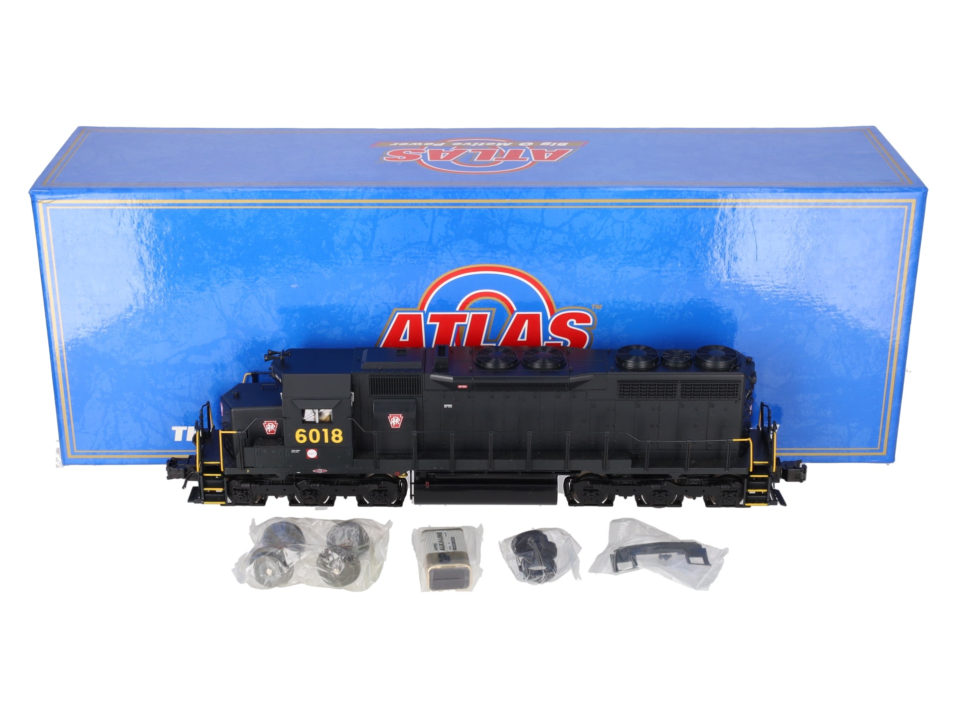 Atlas 6806-1 O Gauge 3-Rail Pennsylvania SD-35 Diesel Locomotive w/TMCC #6018 EX/Box