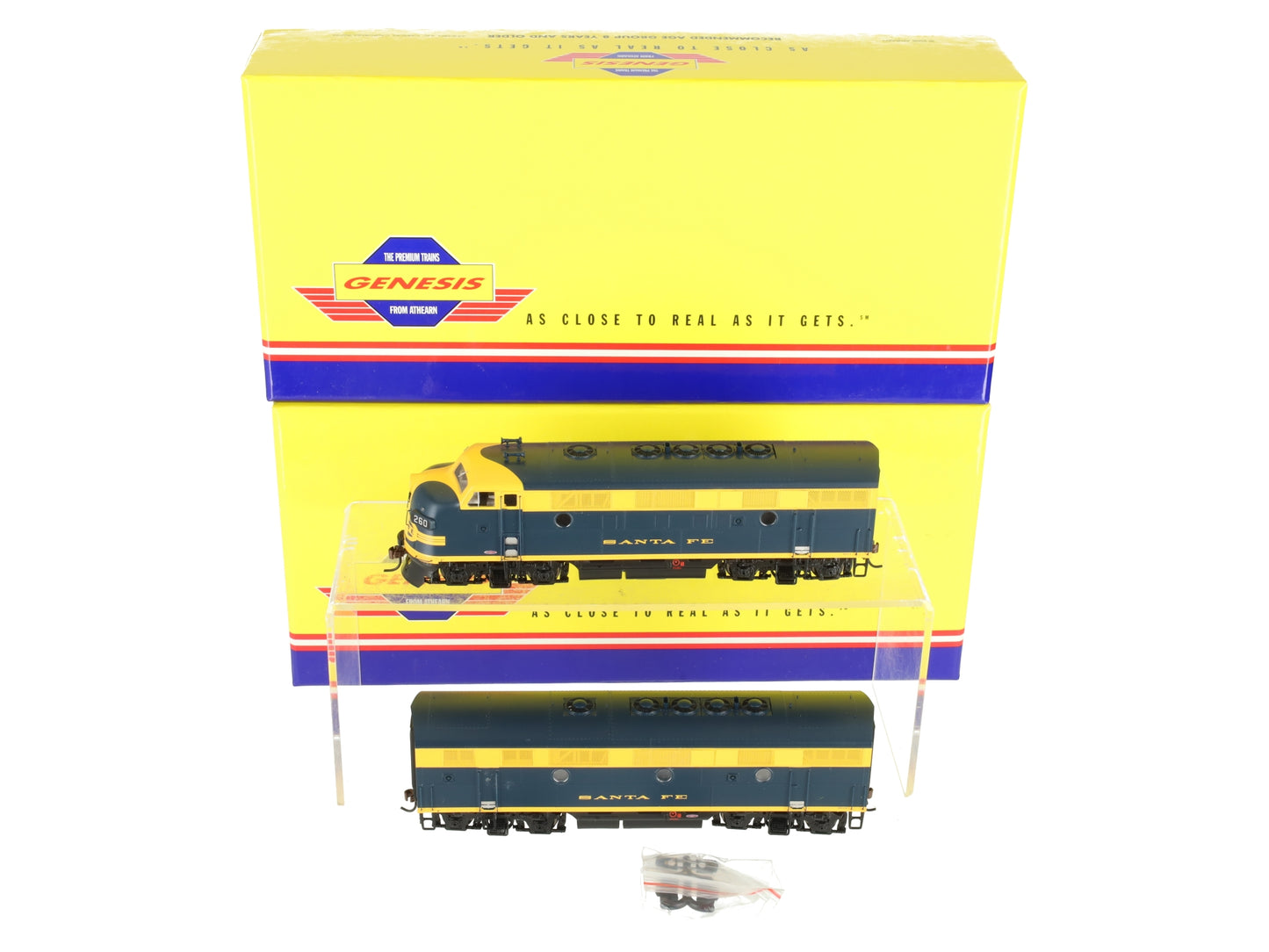 Athearn G22025 HO Santa Fe F-7 AB Diesel Engine Set #260-L/260-B LN/Box