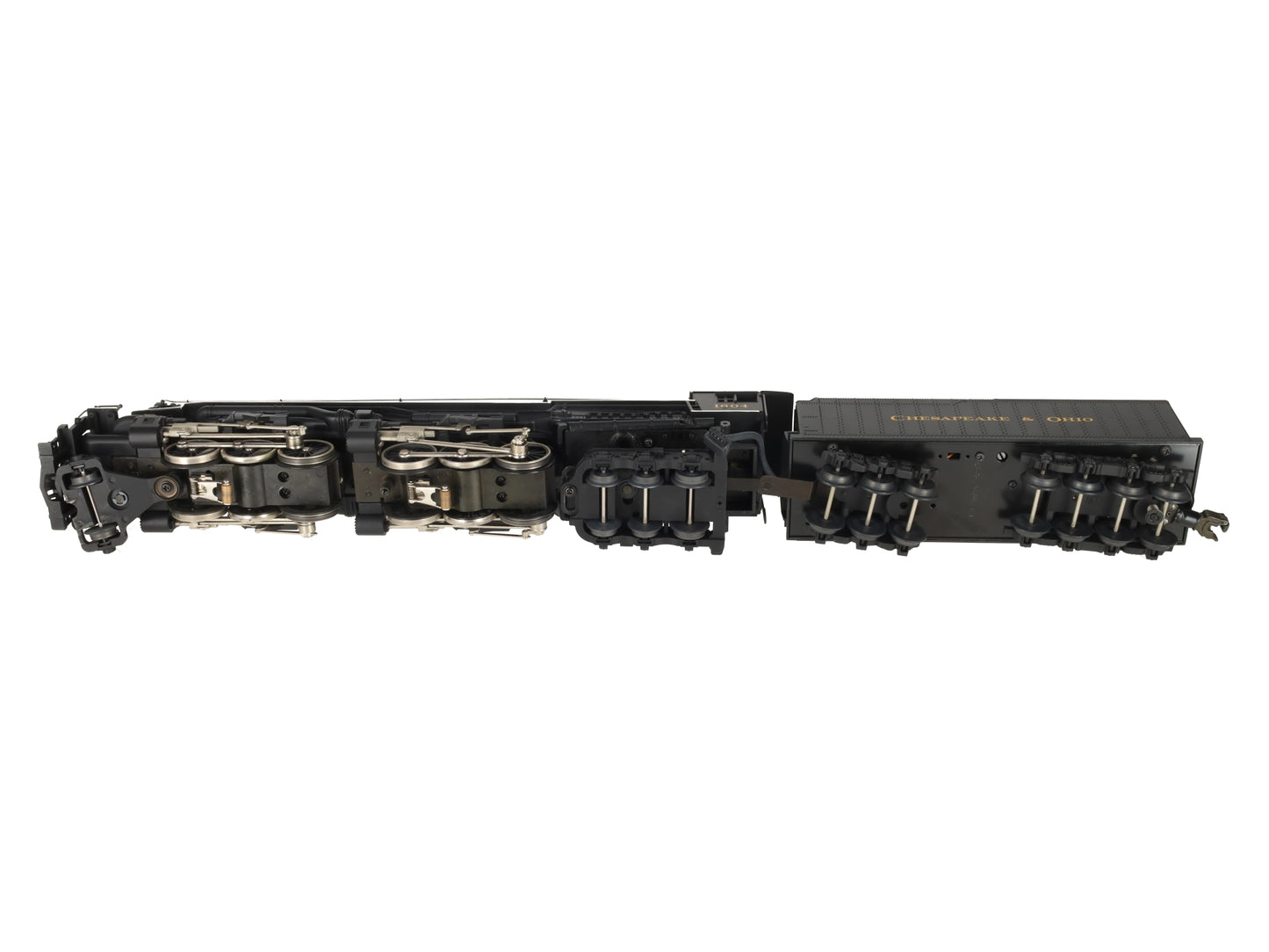 MTH 20-1117-1 O Gauge C&O 2-6-6-6 Allegheny Steam Locomotive w/PS1 #1604 EX/Box