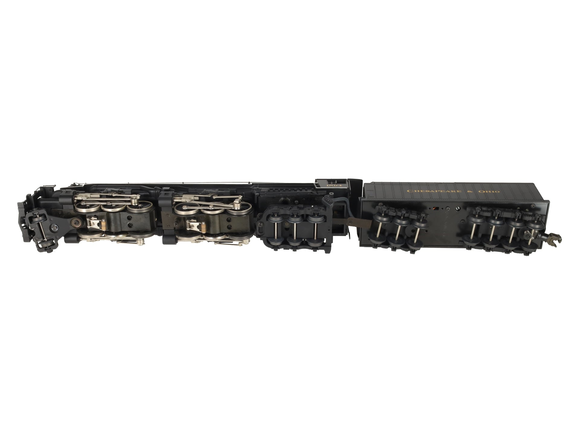 MTH 20-1117-1 O Gauge C&O 2-6-6-6 Allegheny Steam Locomotive w/PS1 #1604 EX/Box