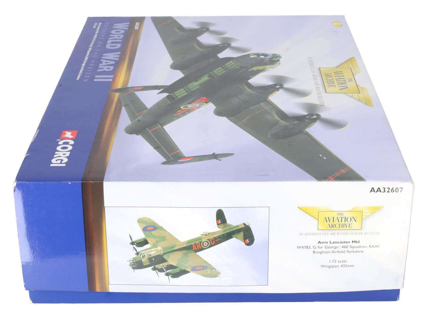Corgi AA32607 1:72 Scale Avro Lancaster RAAF LN/Box