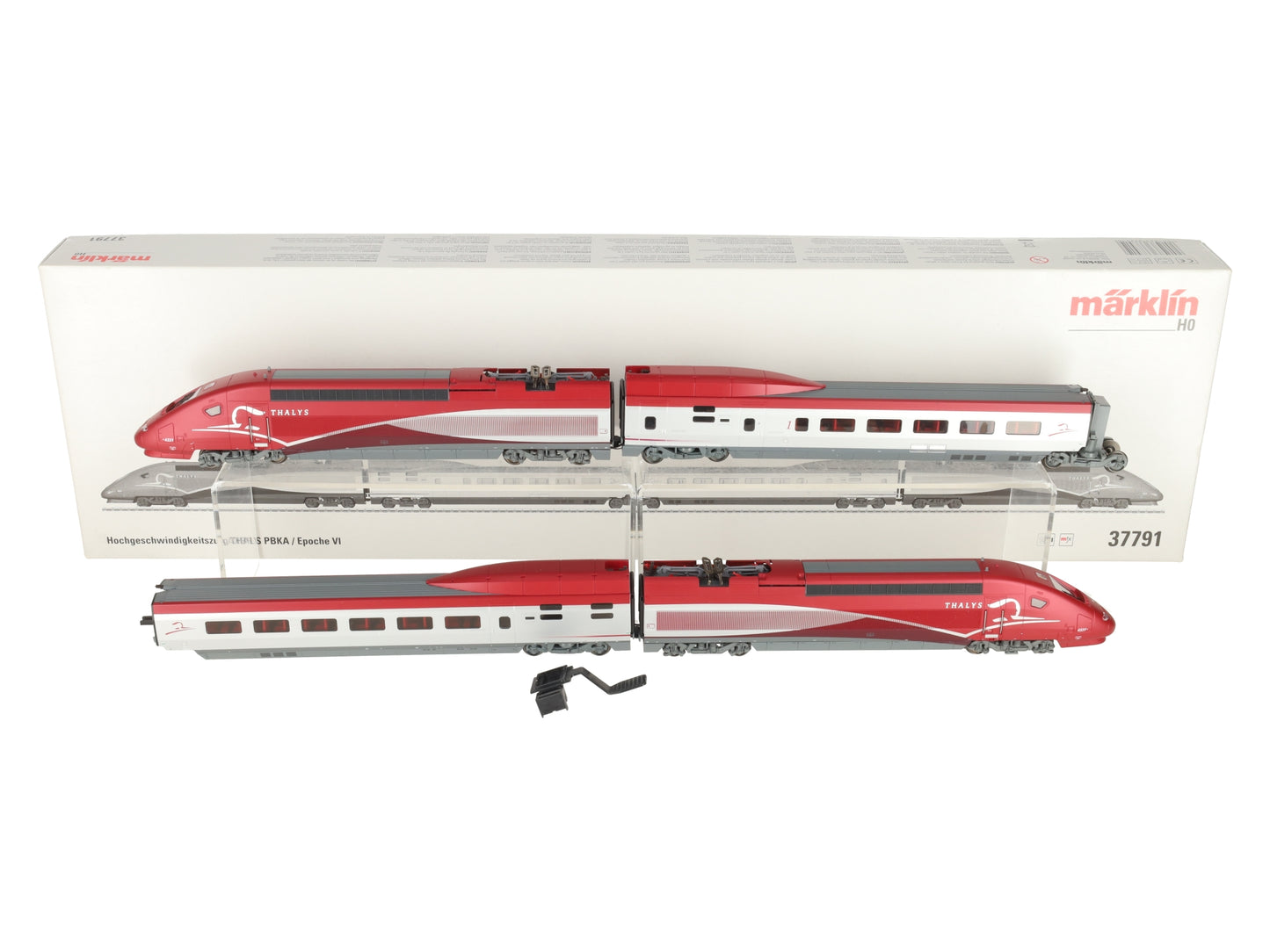 Marklin 37791 Thalys PBKA High Speed HO Gauge Electric Train Set EX/Box