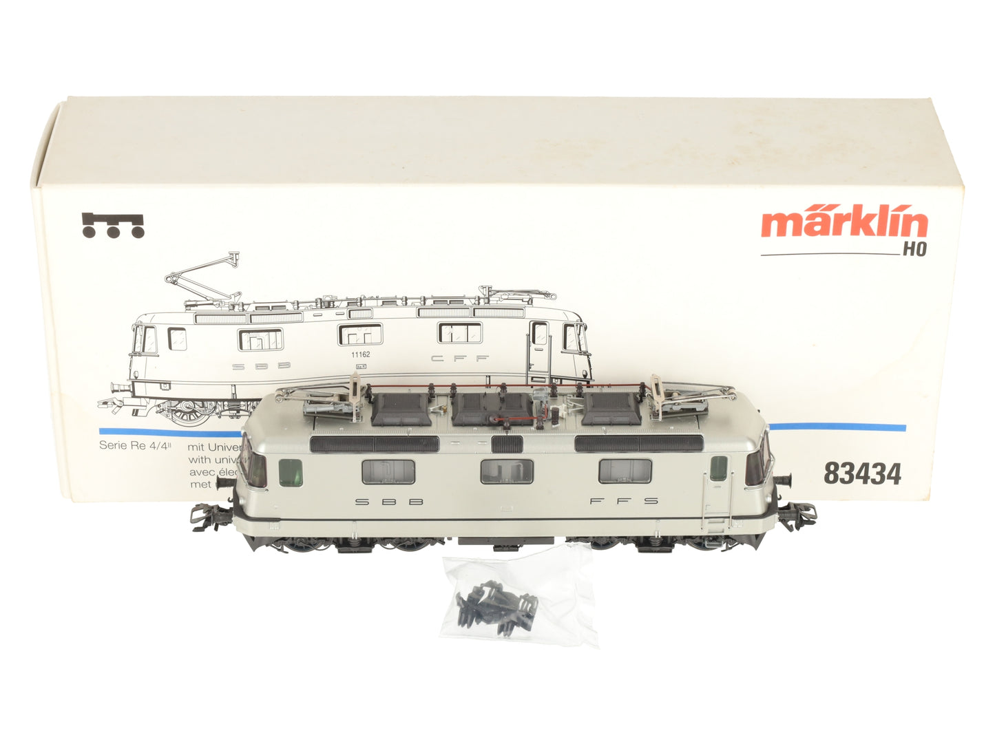 Marklin 83434 HO SBB CFF Re 4/4 Electric Locomotive LN/Box