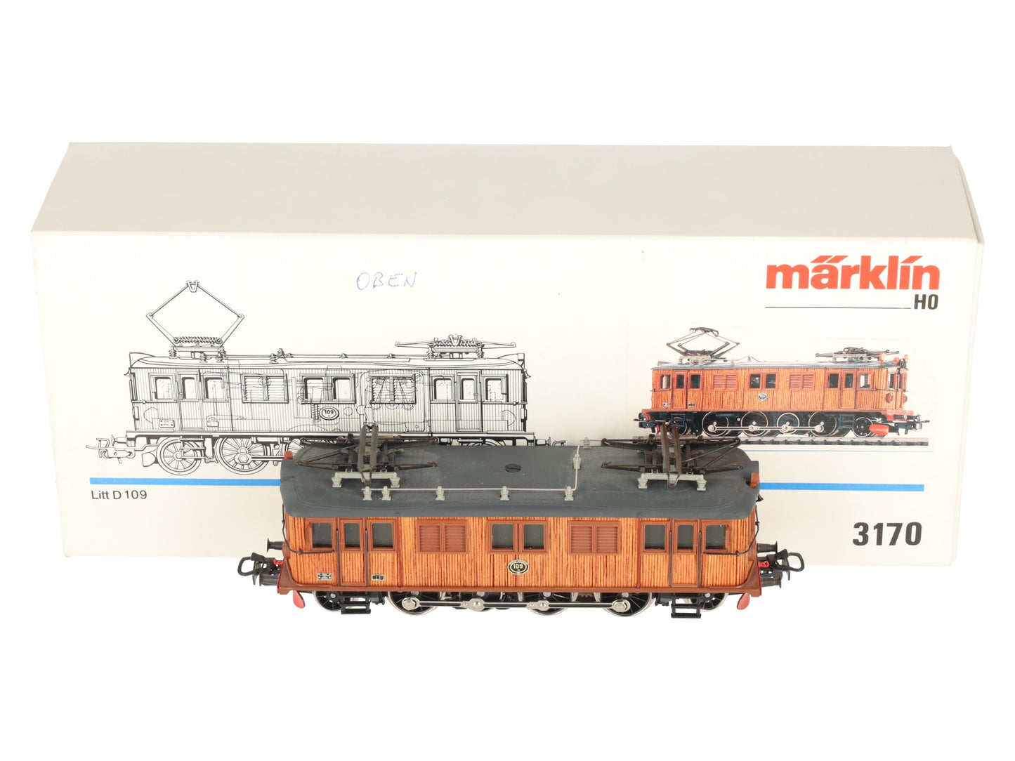 Marklin 3170 SJ Swedish Litt D 109 Engine EX/Box