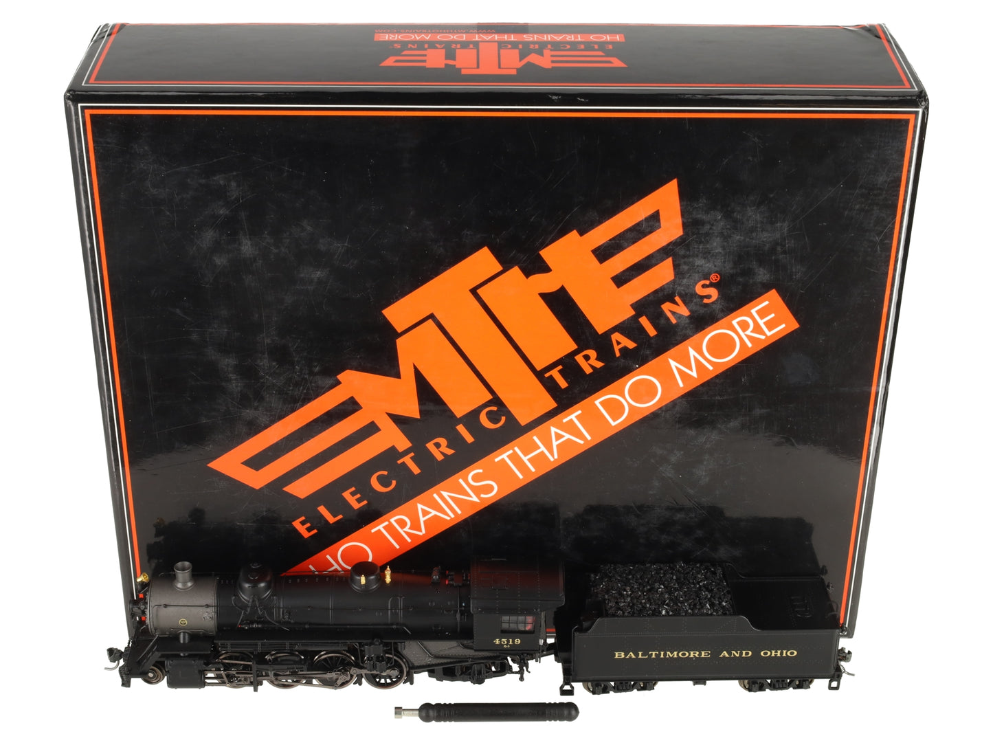MTH 80-3132-1 Baltimore & Ohio HO 2-8-2 USRA Lt. Mikado Steam w/Proto-Sound 3.0 EX/Box