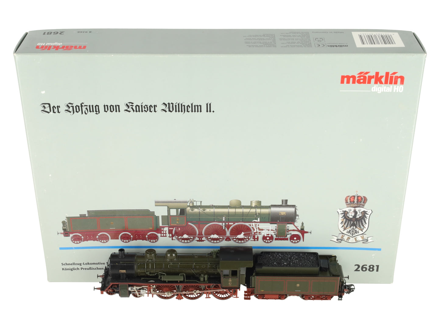 Marklin 2681 HO Scale Kaiser Wilhelm II Imperial Court 4-6-2 Steam Engine EX/Box