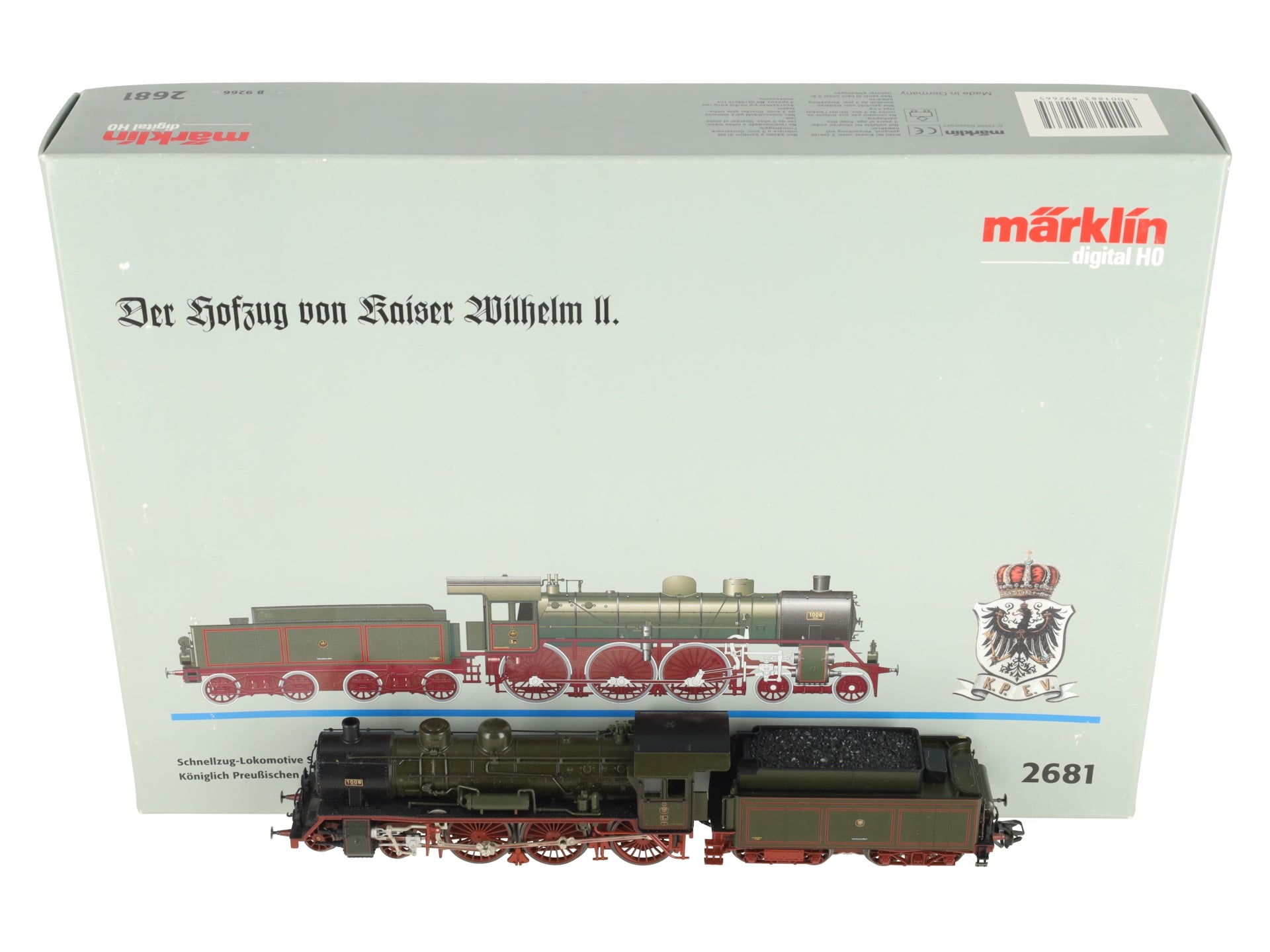 Marklin 2681 HO Scale Kaiser Wilhelm II Imperial Court 4-6-2 Steam Engine EX/Box