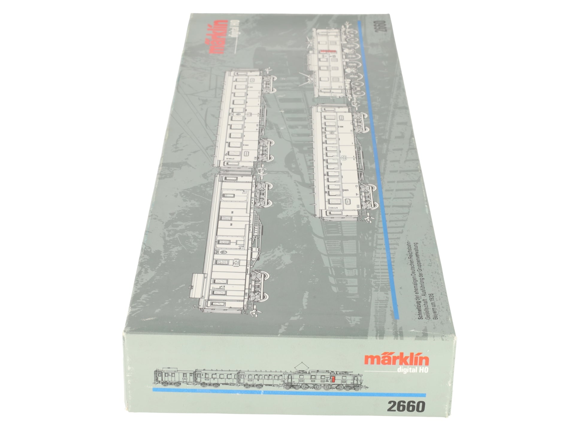 Marklin 2660 Deutsche Reichsbahn Express HO Gauge Electric Passenger Train Set EX/Box