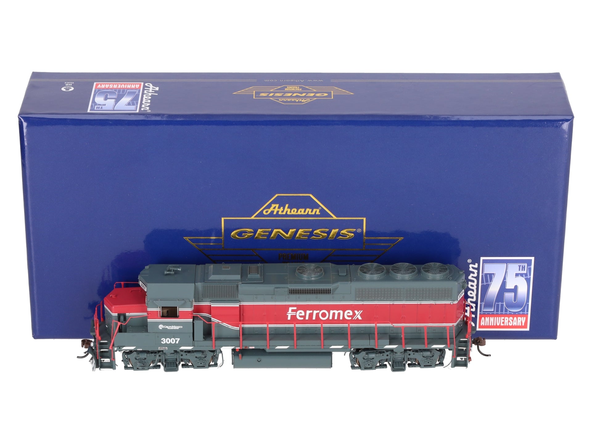 Athearn G65172 HO Scale Ferromex GP40-2 Diesel Locomotive #3007 w/ DCC & Sound LN/Box