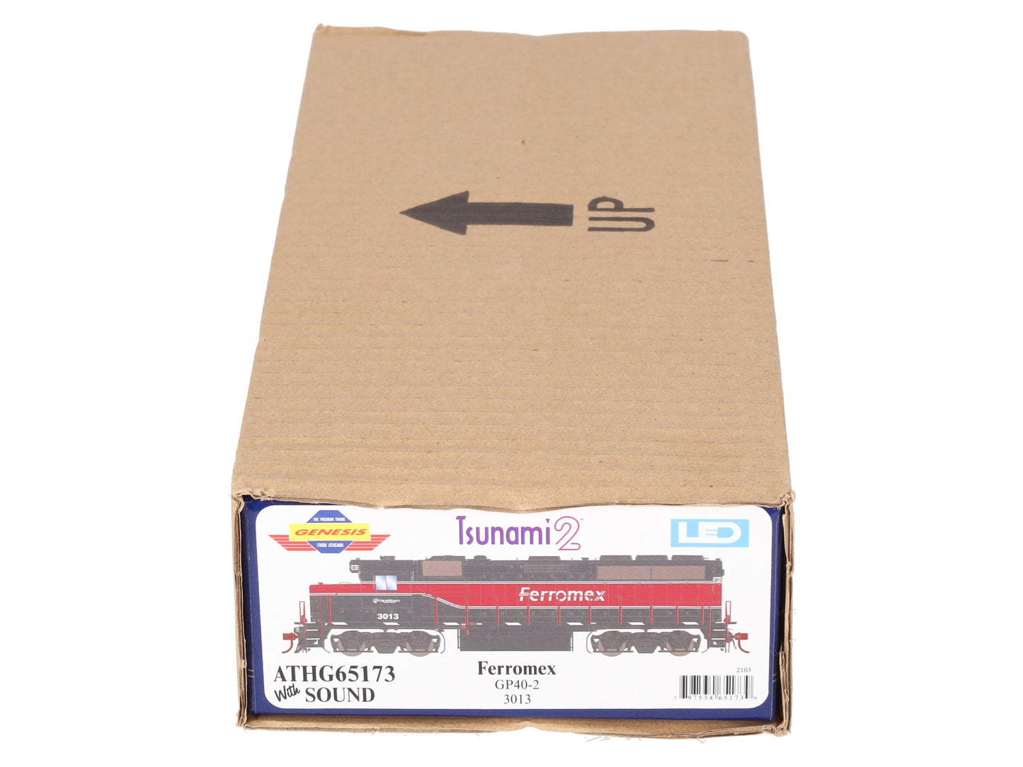 Athearn G65173 HO Ferromex GP40-2 Diesel Locomotive with DCC & Sound #3013 LN/Box