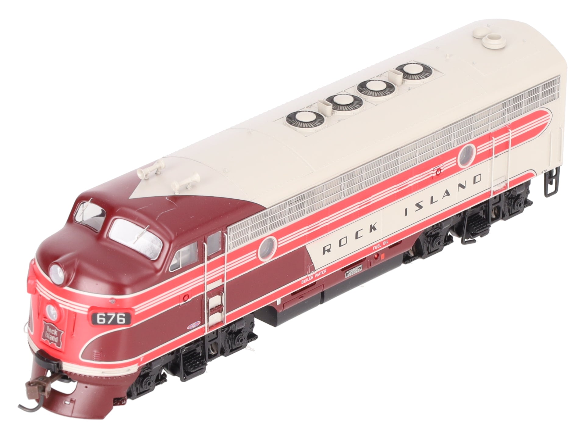 Athearn G1007 HO Scale Rock Island F-7A Phase I Passenger Diesel Locomotive #676 LN/Box