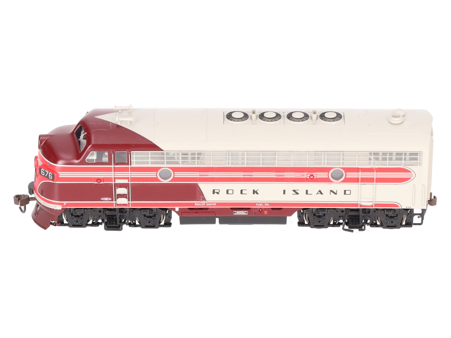 Athearn G1007 HO Scale Rock Island F-7A Phase I Passenger Diesel Locomotive #676 LN/Box