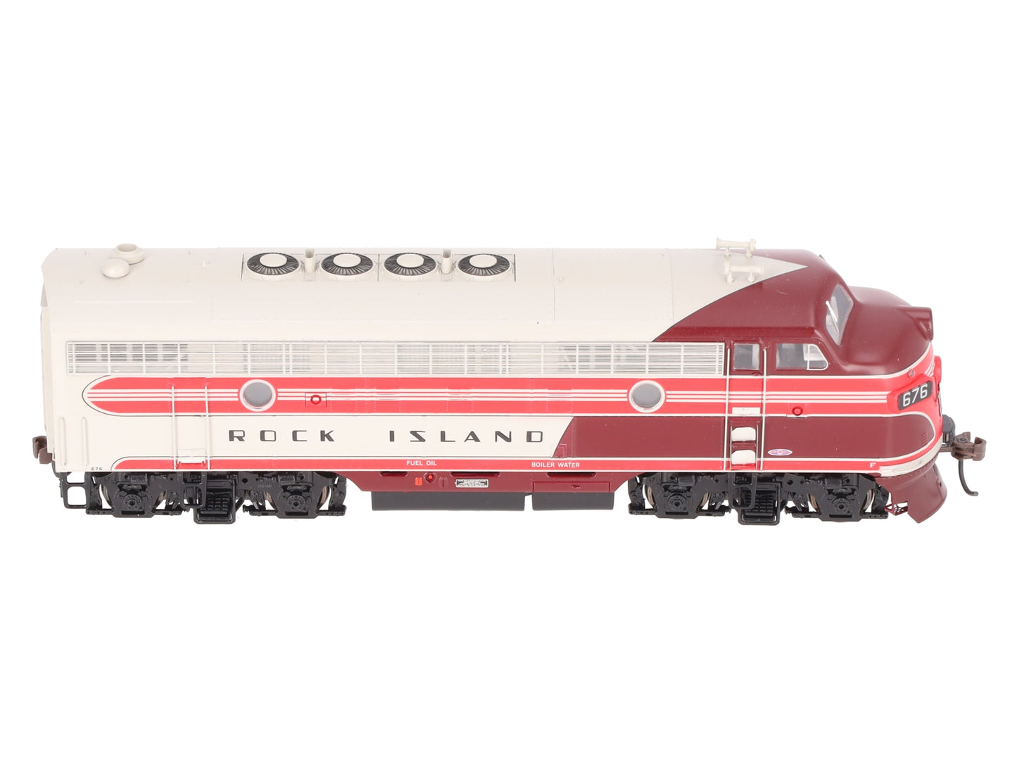 Athearn G1007 HO Scale Rock Island F-7A Phase I Passenger Diesel Locomotive #676 LN/Box