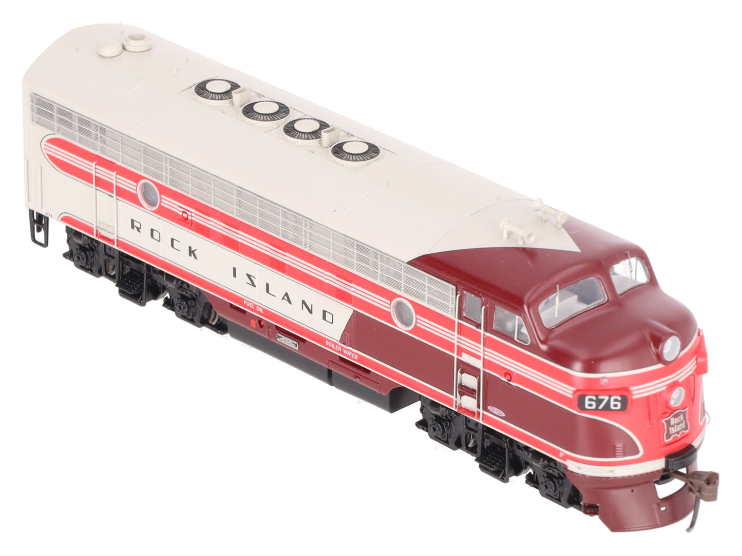 Athearn G1007 HO Scale Rock Island F-7A Phase I Passenger Diesel Locomotive #676 LN/Box