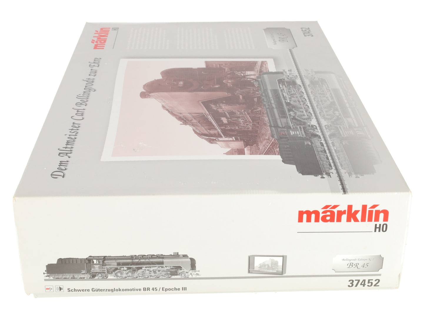 Marklin 37452 Steam Locomotive w/Display Case LN/Box