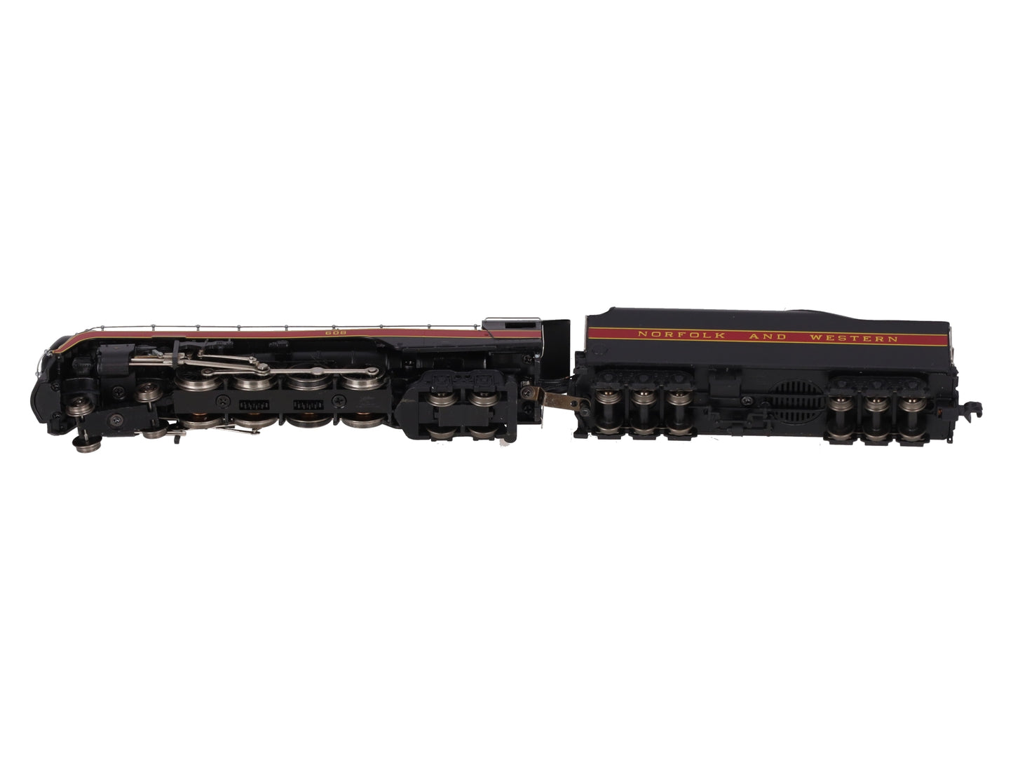 Bachmann 82152 N Norfolk & Western Class J 4-8-4 Steam Locomotive #608 VG/Box