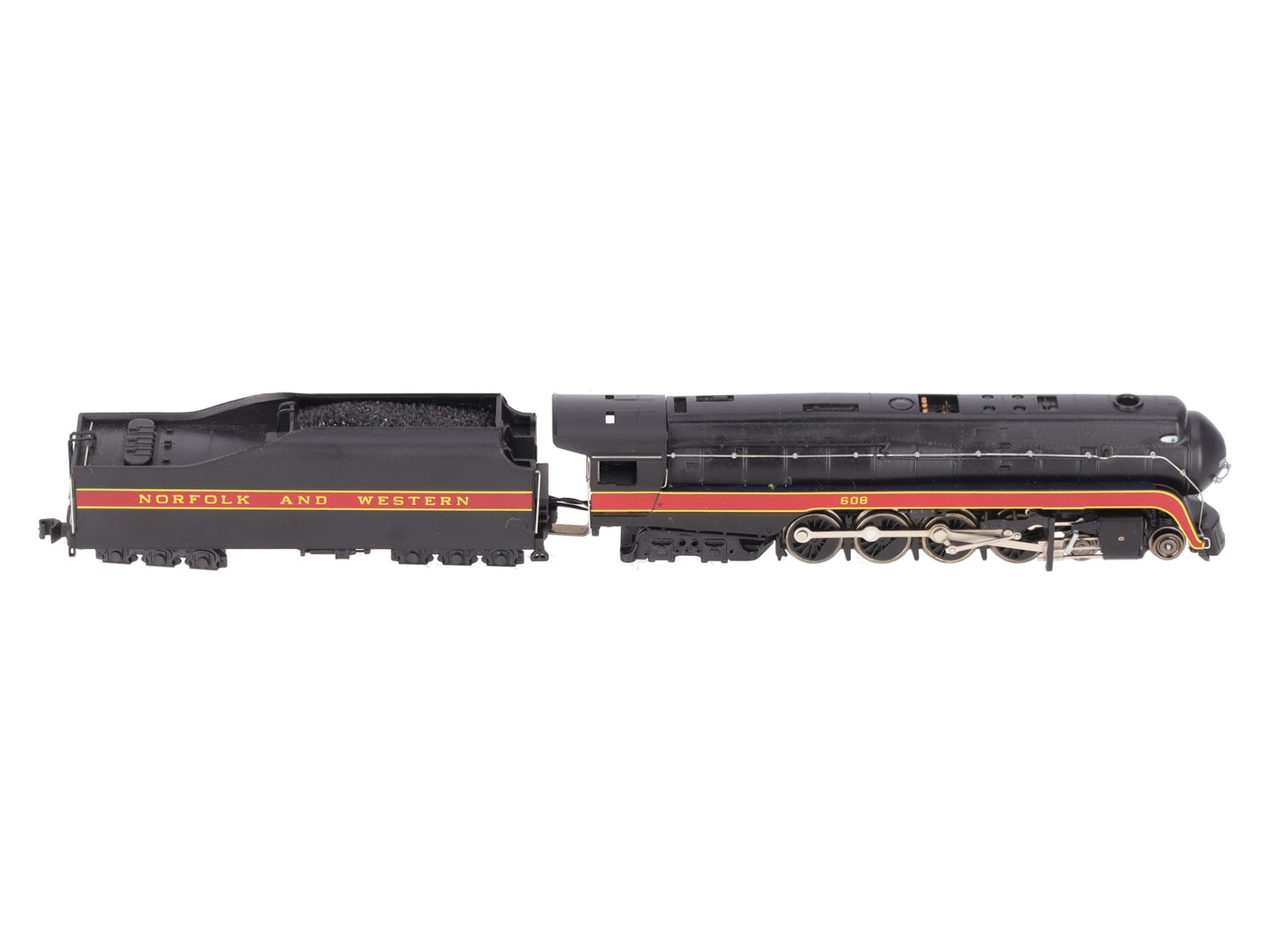 Bachmann 82152 N Norfolk & Western Class J 4-8-4 Steam Locomotive #608 VG/Box