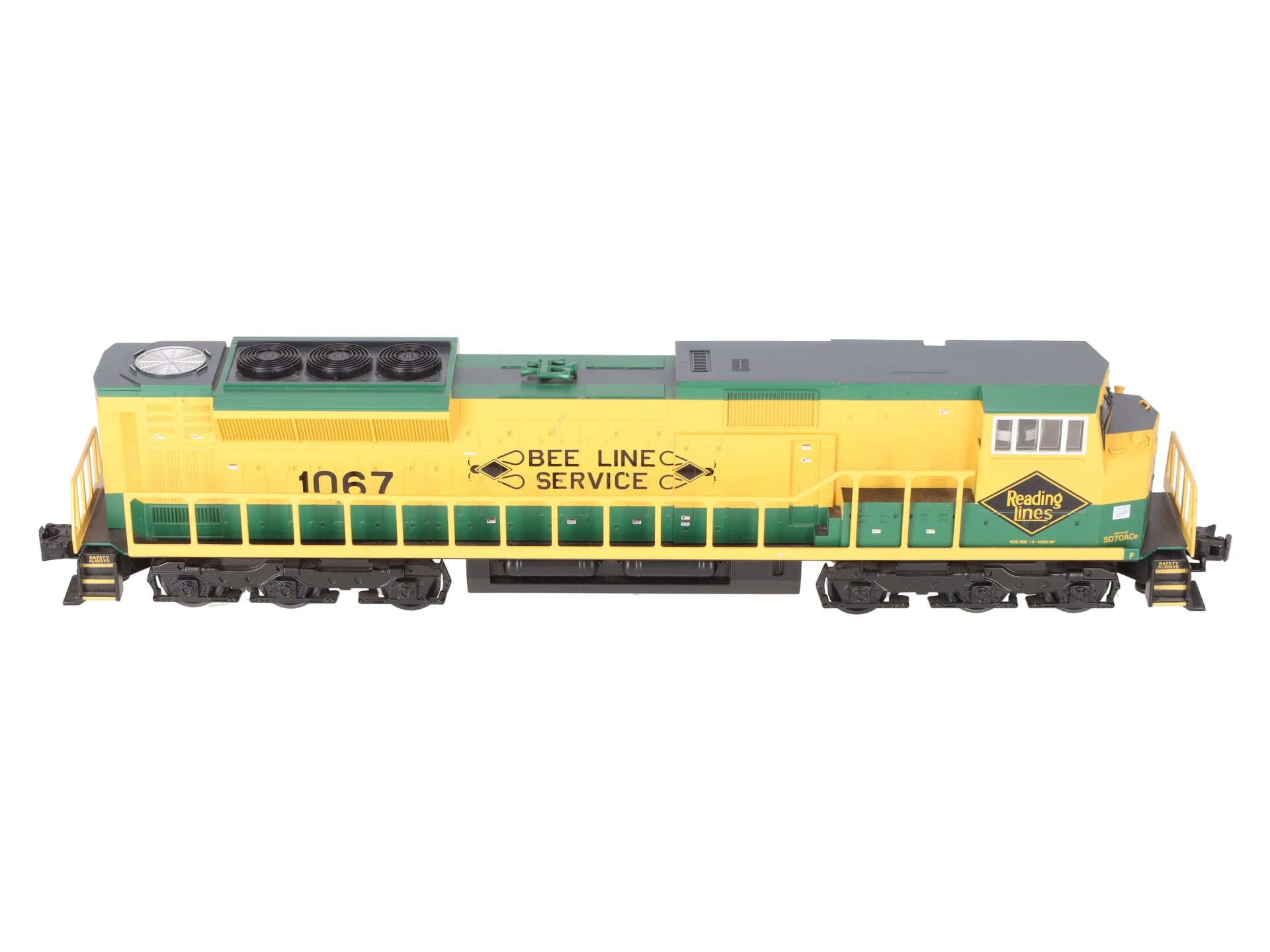 Williams 21834 O Scale Reading NS Heritage SD90 Diesel Locomotive #1067