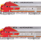 Athearn G1615 HO Scale Santa Fe F-7A/F-7A Diesel Locomotive Set #46/#46C LN/Box