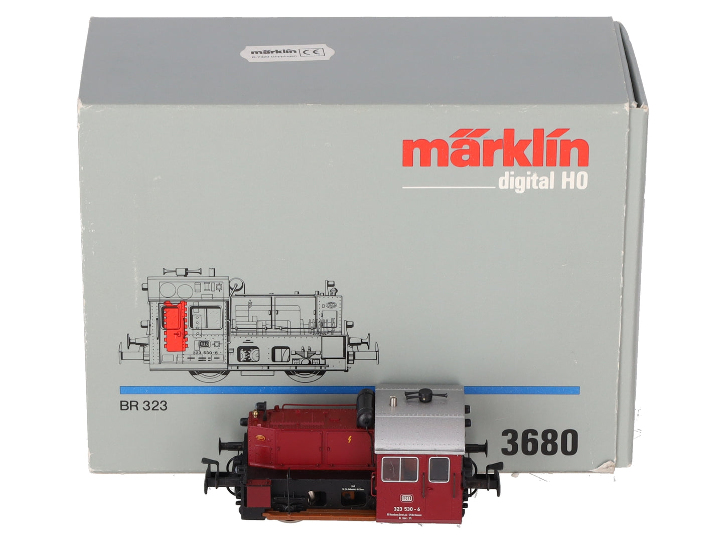 Marklin 3680 HO Scale Kof ll BR 323 Diesel Locomotive EX/Box