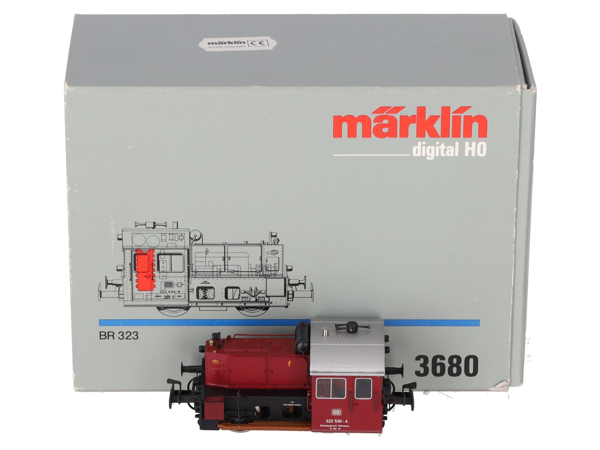 Marklin 3680 HO Scale Kof ll BR 323 Diesel Locomotive EX/Box