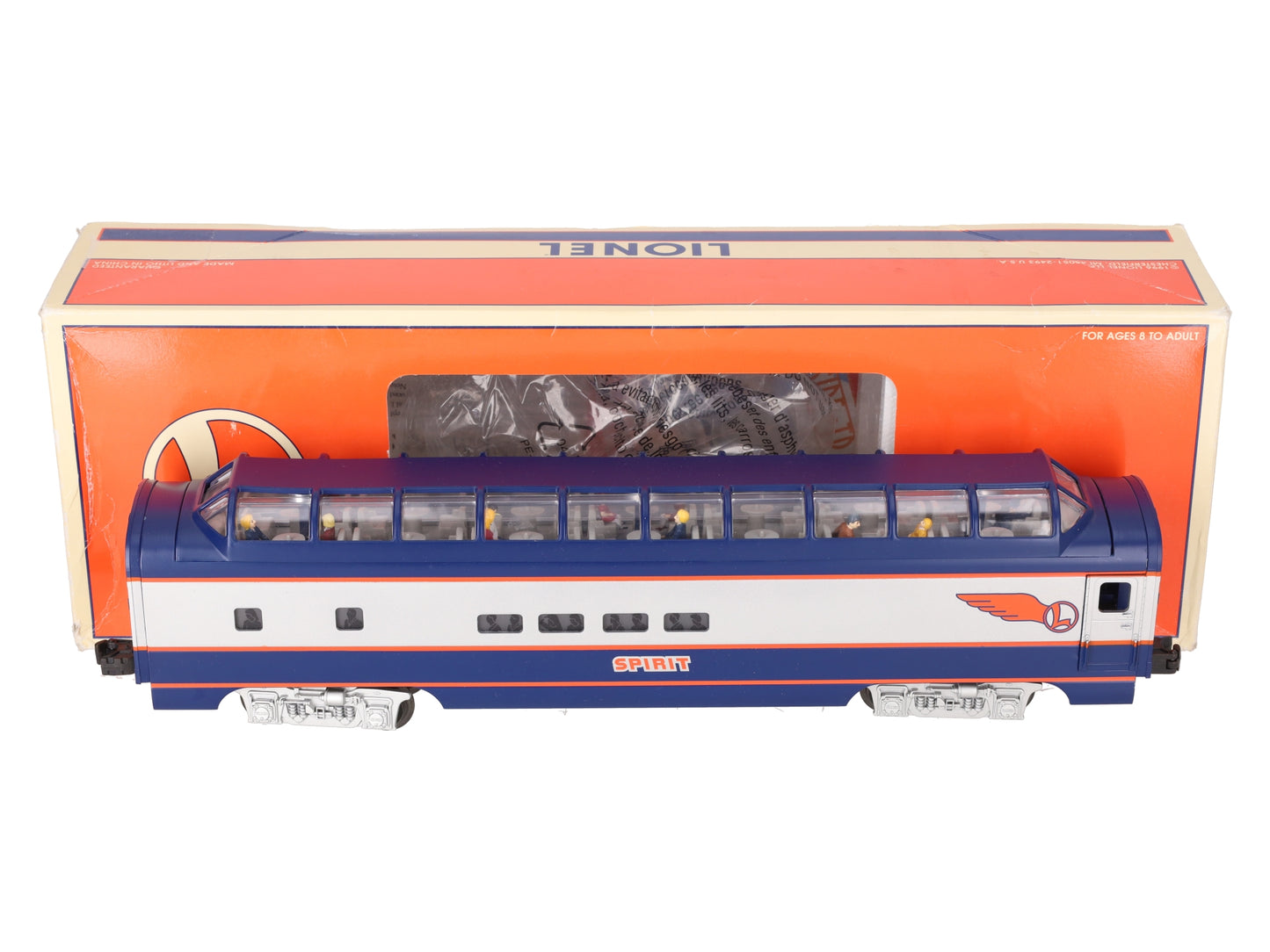 Lionel 6-39110 O Gauge Train of the Century Full Vista Dome Car #1 (Century) EX/Box