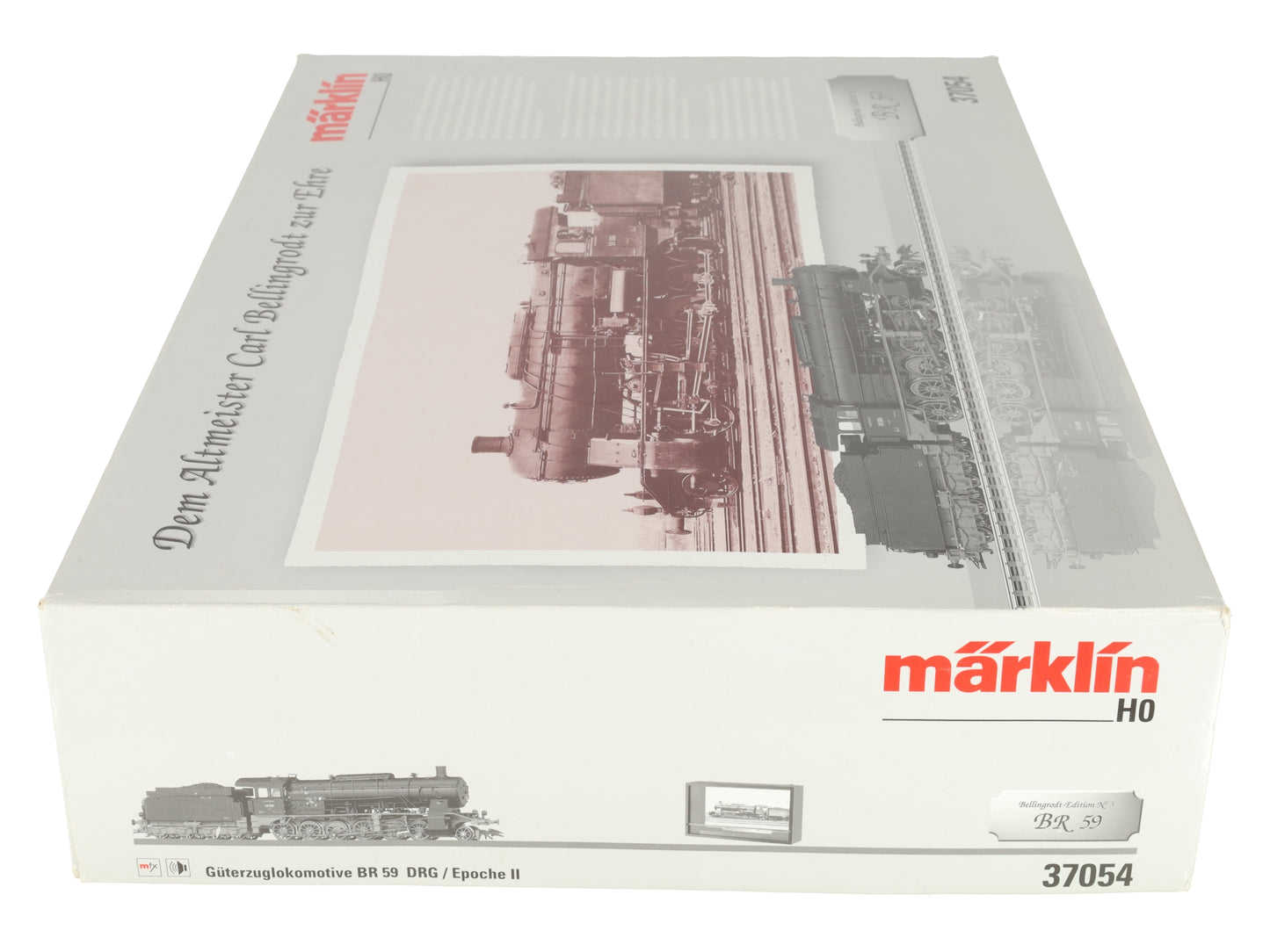 Marklin 37054 HO DRG Digital BR 59 Steam Locomotive3 &Tender w/Display Case EX/Box
