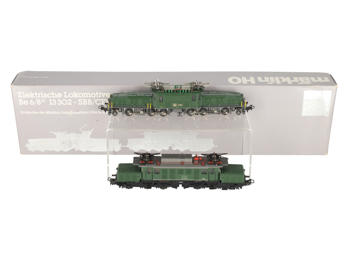Marklin 3300 HO Scale Crocodile 2-Engine Set EX/Box