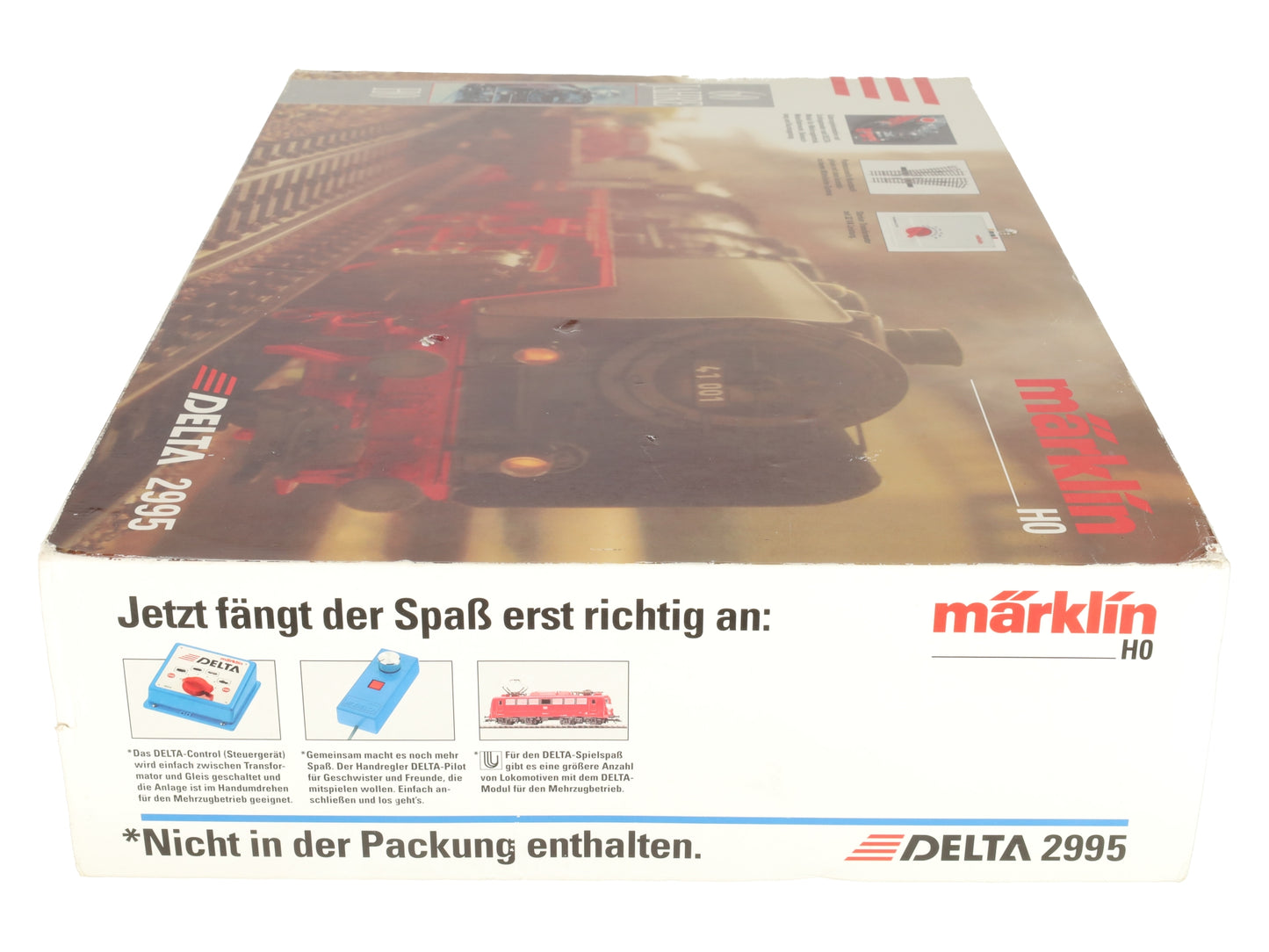 Marklin 2995 HO Scale Delta Steam Locomotive Set #41001 EX/Box