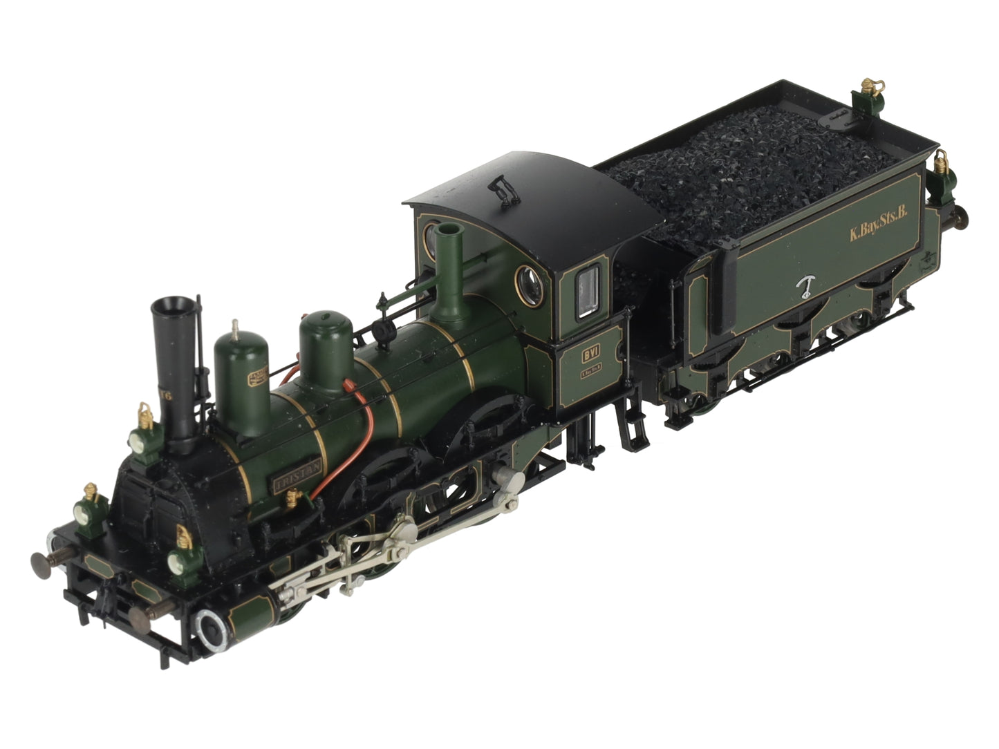 Marklin 2698 HO KBayStsB King Ludwig Train Steam Engine & Tender w/Display Case EX/Box
