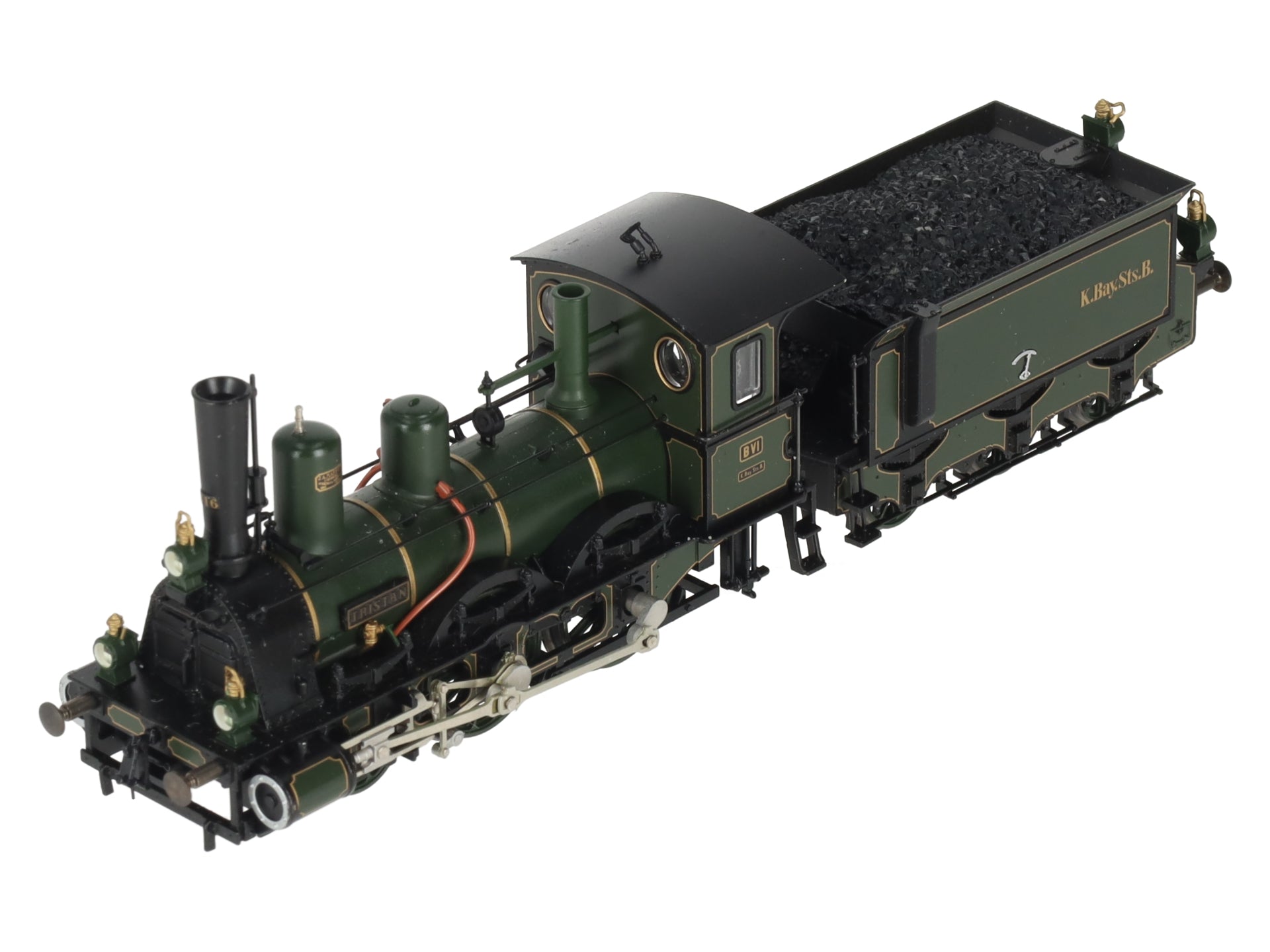 Marklin 2698 HO KBayStsB King Ludwig Train Steam Engine & Tender w/Display Case EX/Box