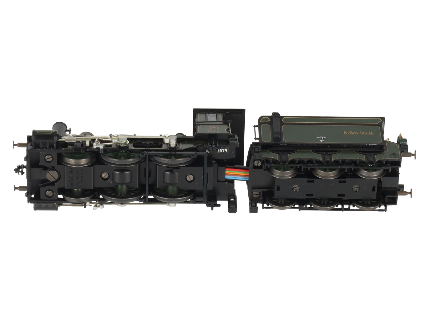 Marklin 2698 HO KBayStsB King Ludwig Train Steam Engine & Tender w/Display Case EX/Box