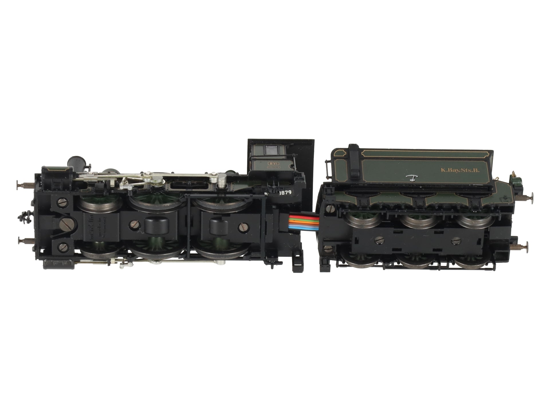 Marklin 2698 HO KBayStsB King Ludwig Train Steam Engine & Tender w/Display Case EX/Box