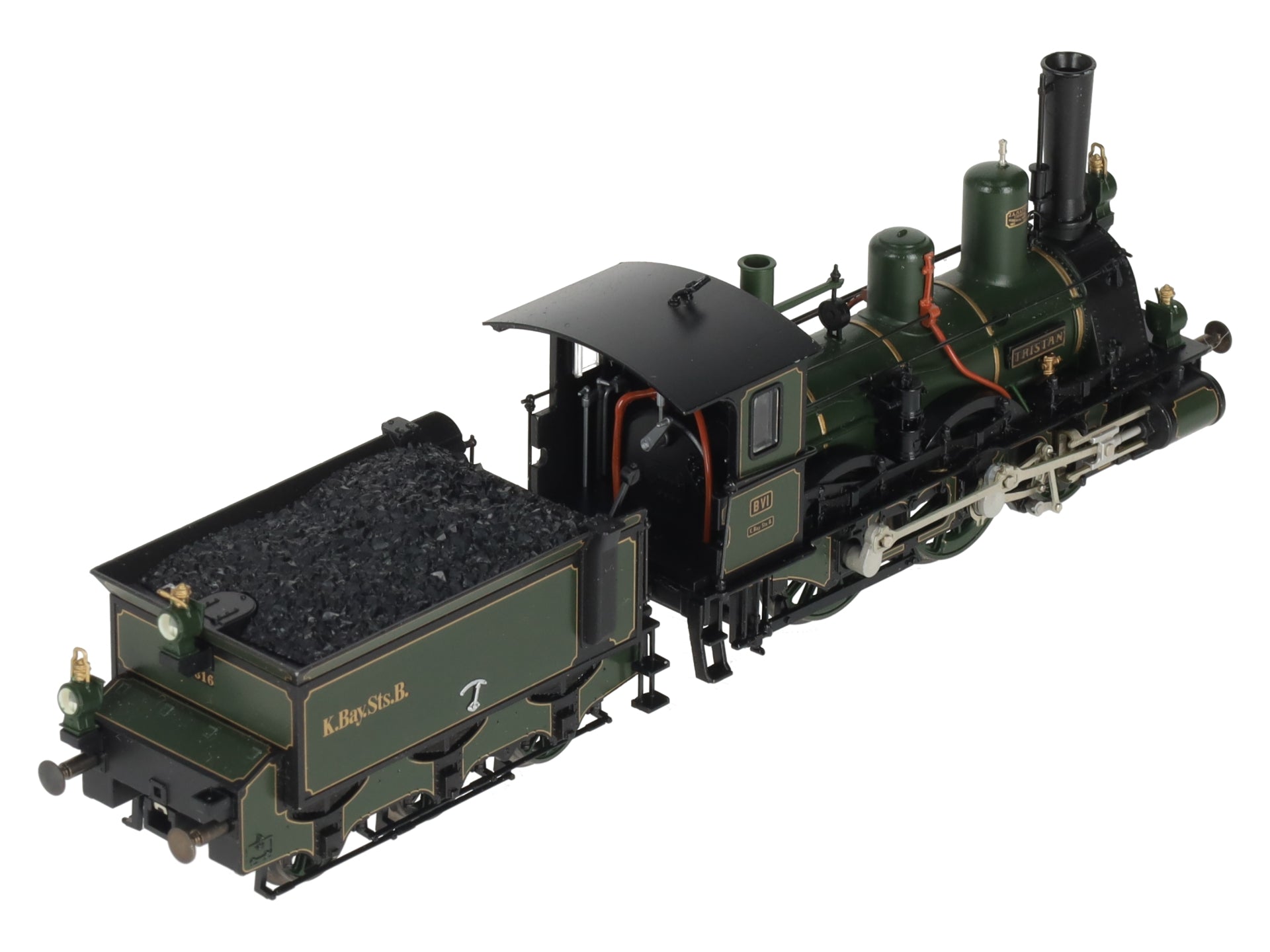 Marklin 2698 HO KBayStsB King Ludwig Train Steam Engine & Tender w/Display Case EX/Box