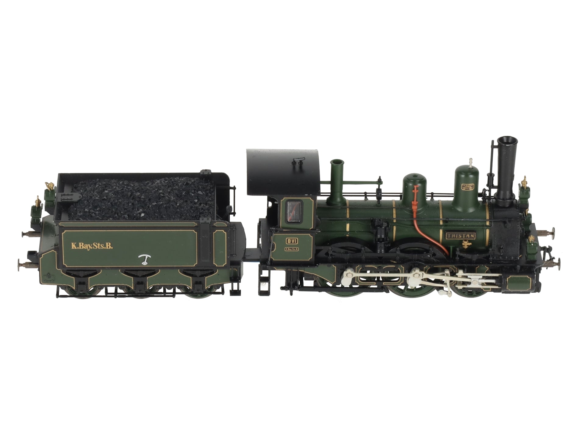 Marklin 2698 HO KBayStsB King Ludwig Train Steam Engine & Tender w/Display Case EX/Box